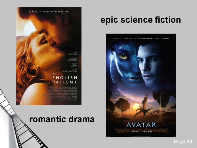 romantic drama epic science fiction